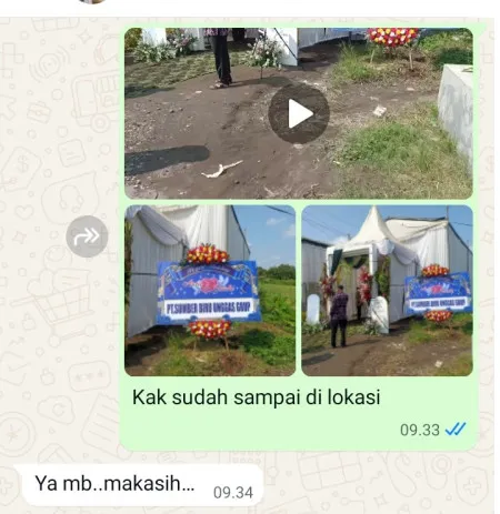 Pengiriman Karangan Bunga Karang Bogorejo
