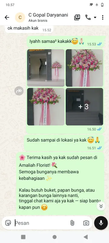 Pengiriman Karangan Bunga Karang Bogorejo